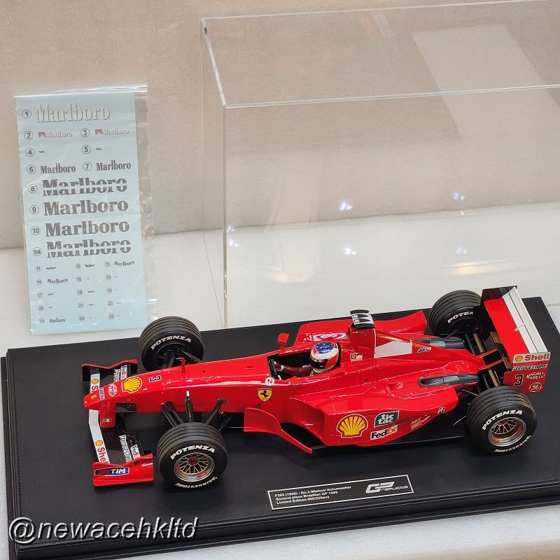 Ferrari F399 (1999) Nr.3 Michael Schumacher Brazilian GP 1999 with Driver # GP Replicas 1/12 #GP1226CWD
