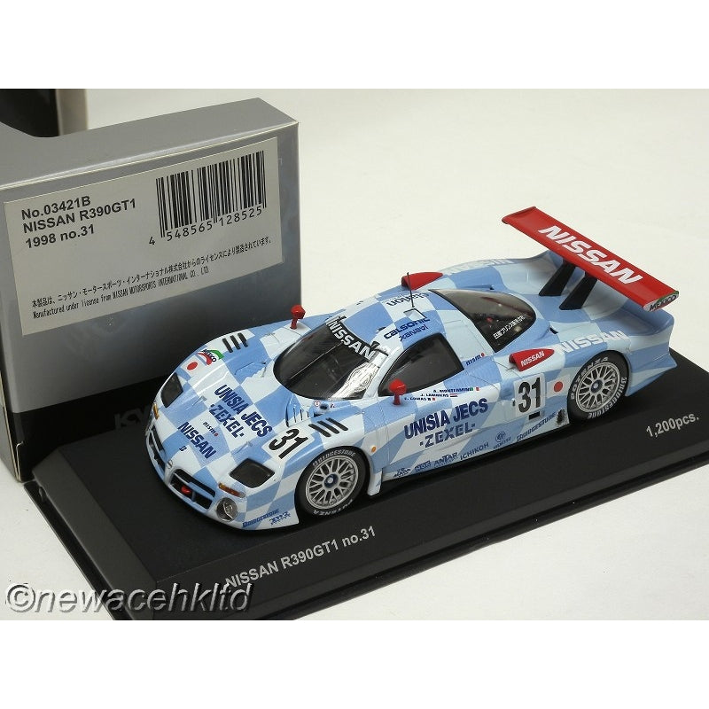1/43 Kyosho Nissan R390GT1 #31 (1998) [03421B]