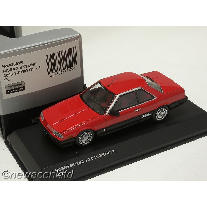 1/43 Kyosho Nissan Skyline 2000 Turbo RS-X R30 - Red / Black [03601R]