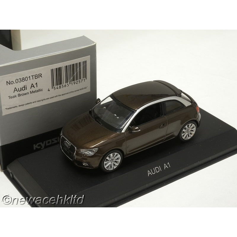 1/43 Kyosho Audi A1 - Teak Brown Metallic [03801TBR]