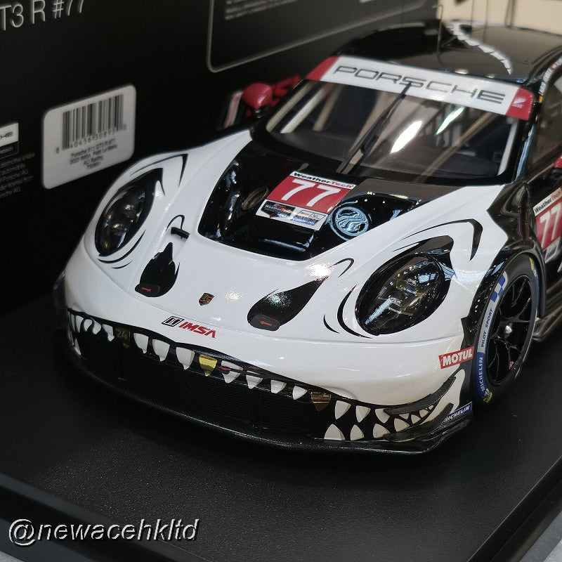 Porsche 911 GT3 R #77 AO Racing 2025 IMSA Petit Le Mans # Top Speed 1/18 #TS0651