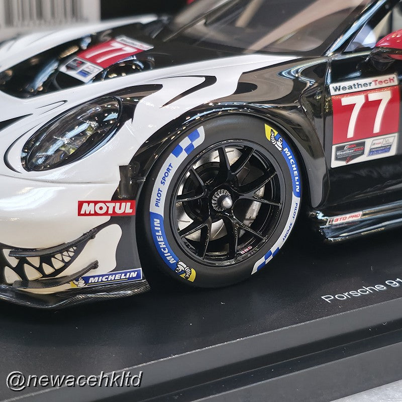 Porsche 911 GT3 R #77 AO Racing 2025 IMSA Petit Le Mans # Top Speed 1/18 #TS0651
