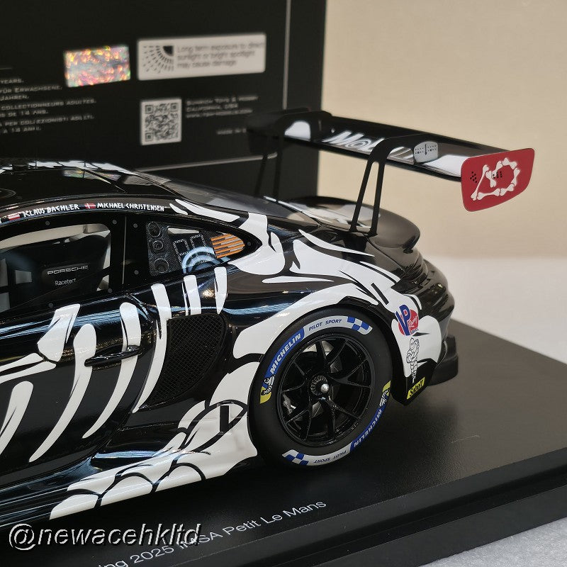 Porsche 911 GT3 R #77 AO Racing 2025 IMSA Petit Le Mans # Top Speed 1/18 #TS0651