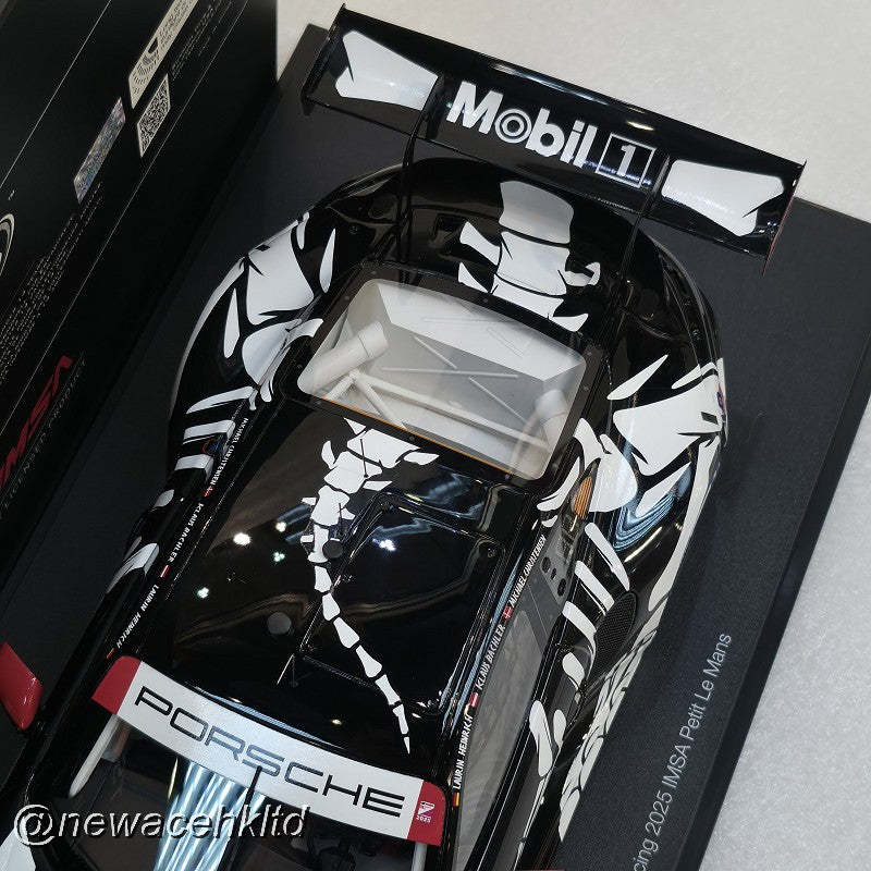 Porsche 911 GT3 R #77 AO Racing 2025 IMSA Petit Le Mans # Top Speed 1/18 #TS0651