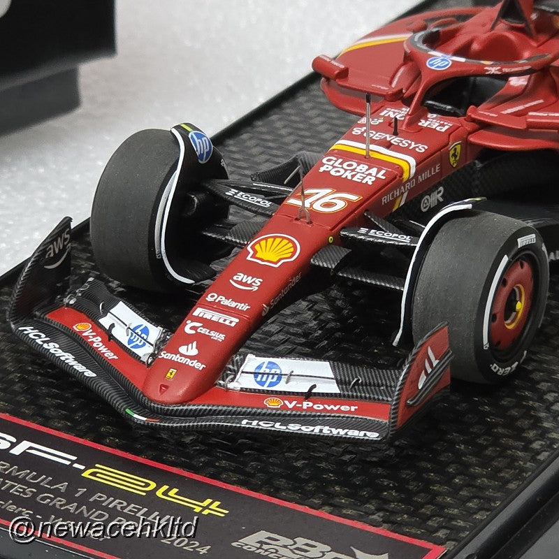 Ferrari SF24 FORMULA 1 UNITED STATES Gp Austin 2024 Leclerc Winner # BBR MODEL 1/43 #BBRC312A