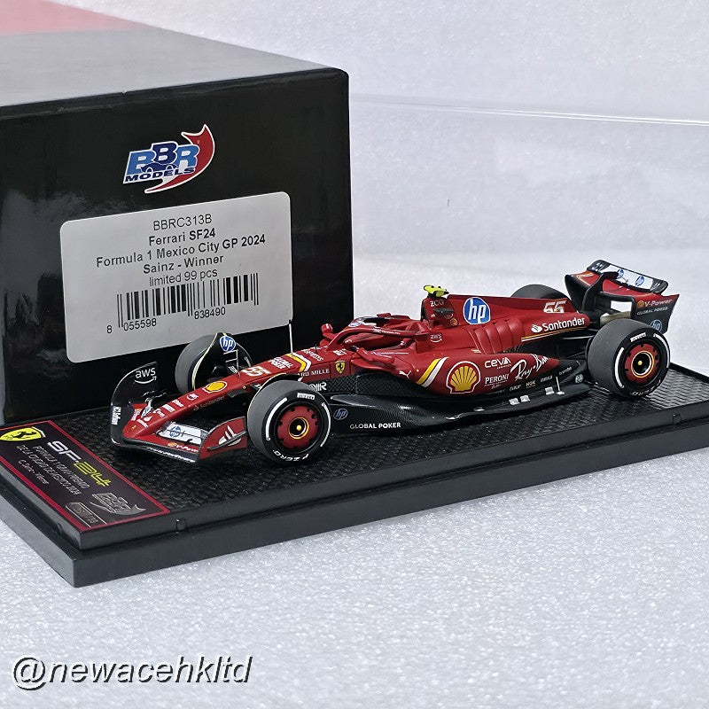 Ferrari SF24 FORMULA 1 MEXICO CITY GP 2024 Sainz Winner # BBR MODEL 1/43 #BBRC313B