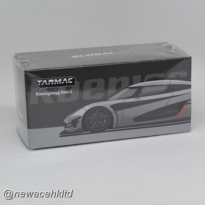Koenigsegg One:1 Silver # TARMAC 1/64 #T64G-TL054-SL