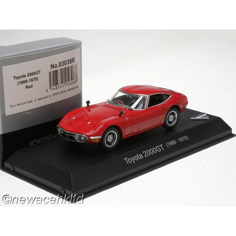 1/43 Kyosho Toyota 2000GT (1969-1970) - Red [03039R]