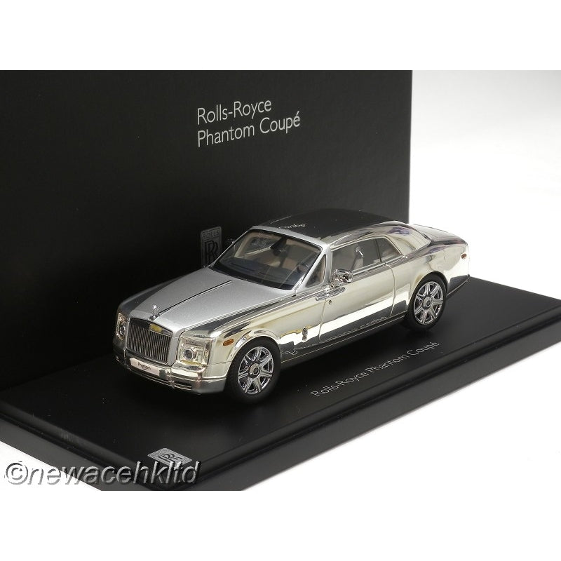 1/43 Kyosho Rolls-Royce Phantom Coupe - Silver Plated [05532SP]