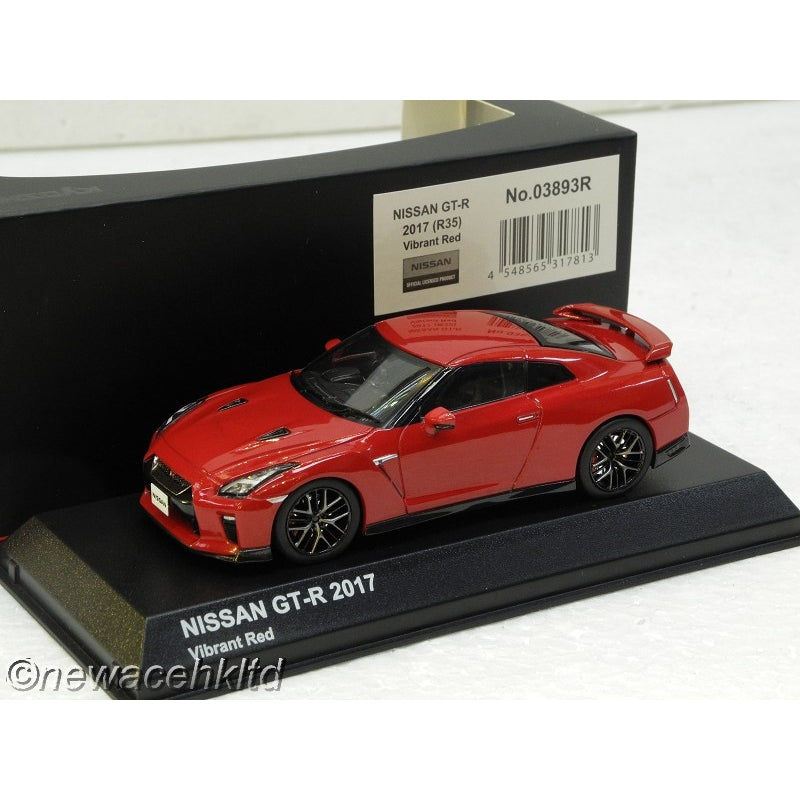 1/43 Kyosho Nissan GT-R R35 (2017) - Vibrant Red [03893R]