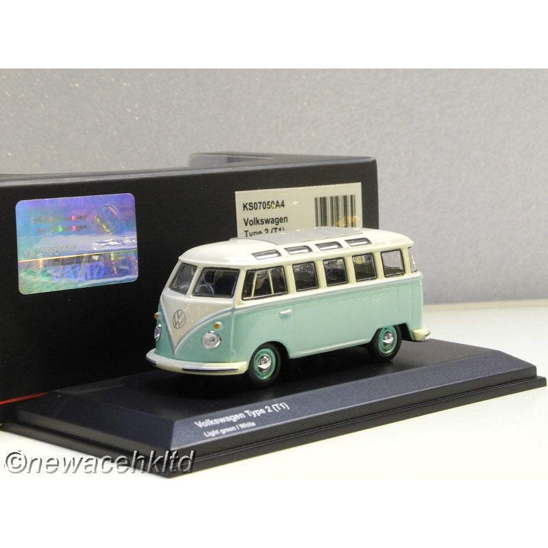 1/64 Kyosho Volkswagen Type 2 T1 - Light Green / White [KS07050A4]