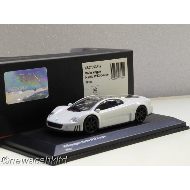 1/64 Kyosho Volkswagen Nardo W12 Coupe - White [KS07050A12]