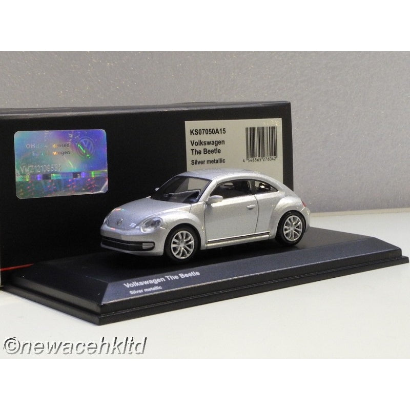 1/64 Kyosho Volkswagen The Beetle - Silver Metallic [KS07050A15]