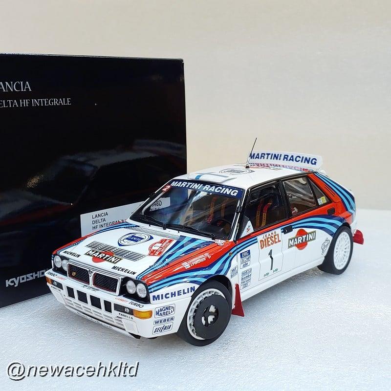 1/18 Kyosho Lancia Delta HF Integrale Sanremo Rally - J. Kankkunen (1992) [08348D]