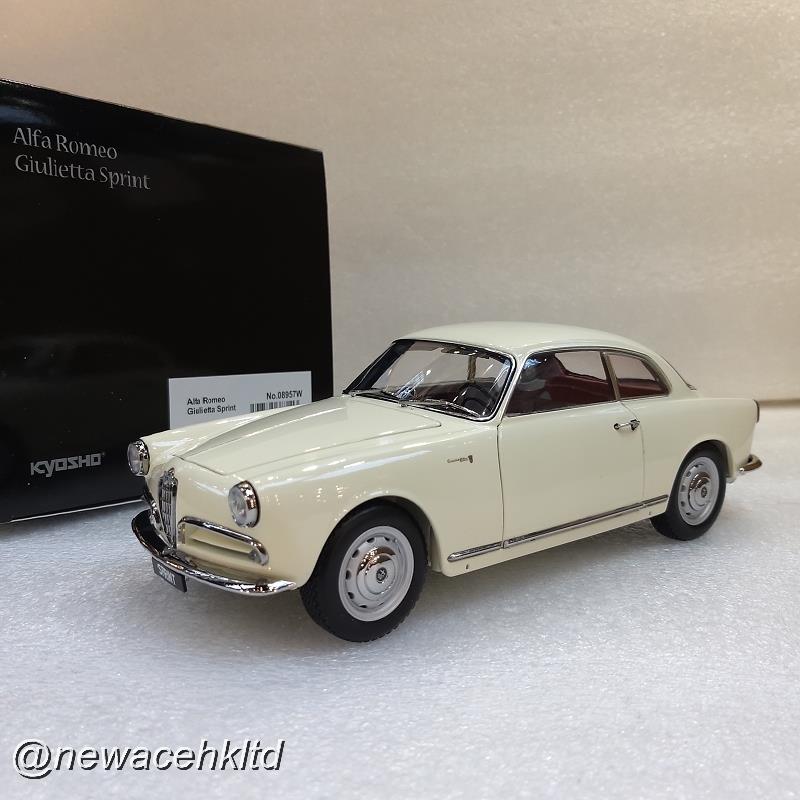 1/18 Kyosho Alfa Romeo Giulietta Sprint - White [08957W]