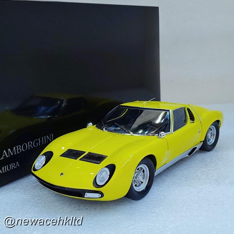 1/18 Kyosho Lamborghini Miura P400SV - Yellow [08317Y]