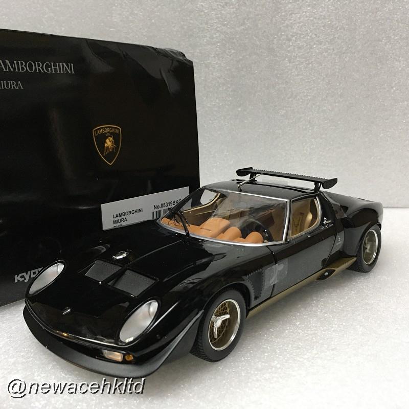 1/18 Kyosho Lamborghini Miura SVR (1970) - Black [08319BKG]