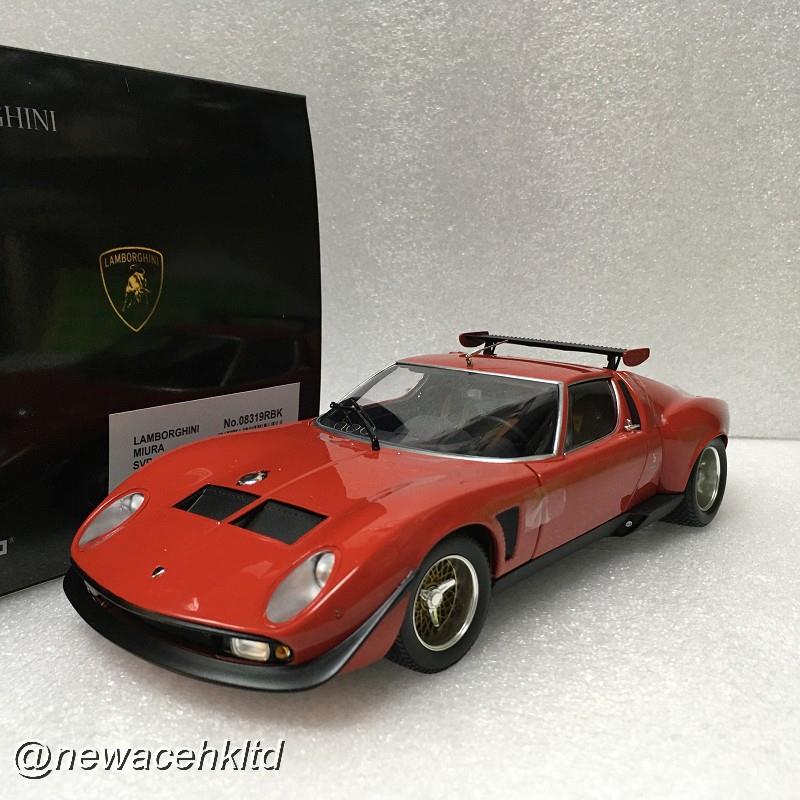 1/18 Kyosho Lamborghini Miura SVR (1970) - Red [08319RBK]