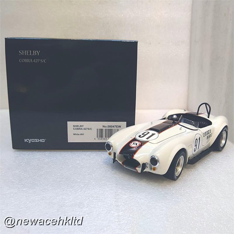 1/18 Kyosho Ford Shelby Cobra 427 S/C Spider #91 Essex Wire - S. Scott [08047EW]