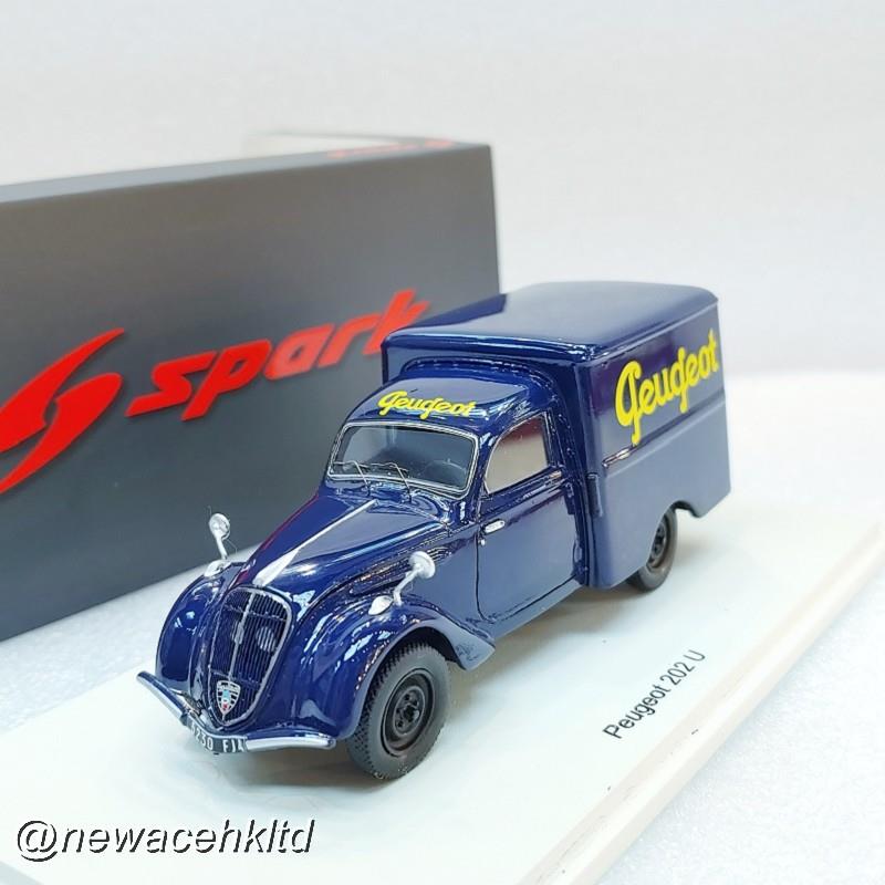 1/43 Peugeot 202 U (Peugeot Service) Box Pick Up Truck Blue 1948