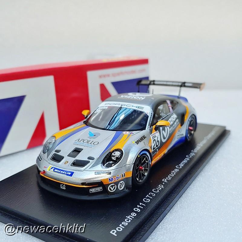 1/43 Porsche 911 Gt3 Cup No.26 Porsche Carrera Cup Great Britain Champion 2022 Kiern Jewiss