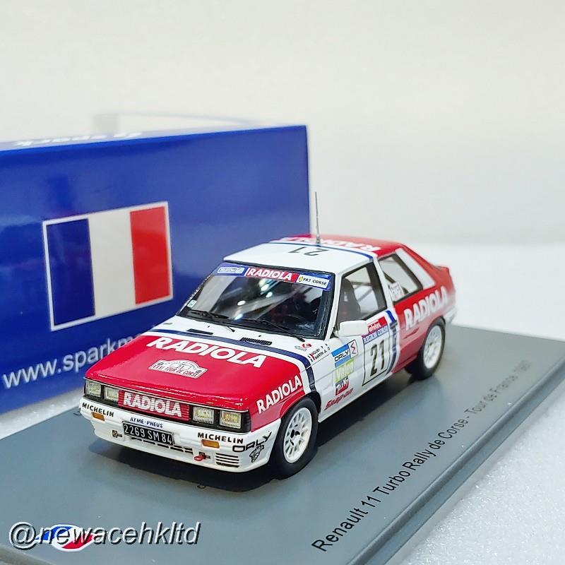 1/43 Renault 11 Turbo No.21 Tour De Corse Rally De France 1987