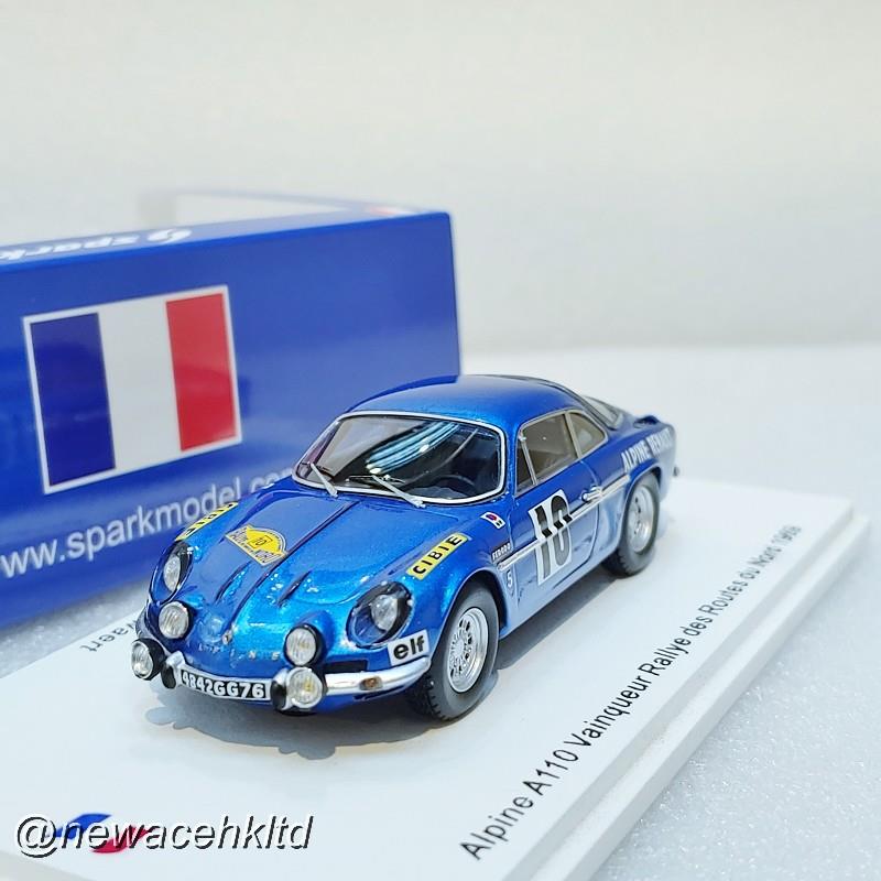 Alpine A110 No.10 Vainqueur Rallye Des Routes Du Nord 1969