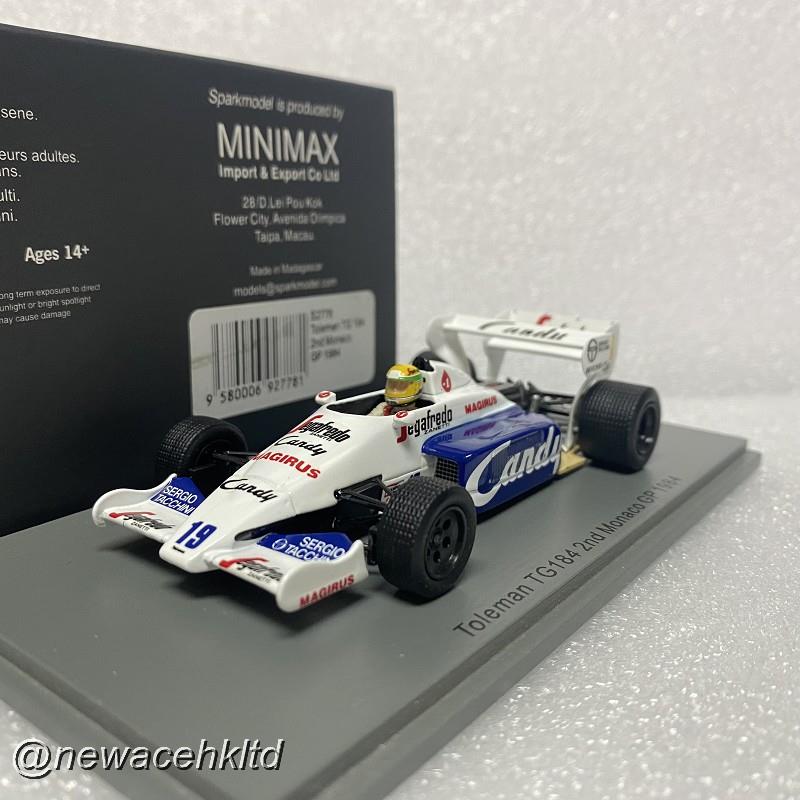 Toleman Tg184 No.19 2Nd Monaco Gp 1984 Ayrton Senna