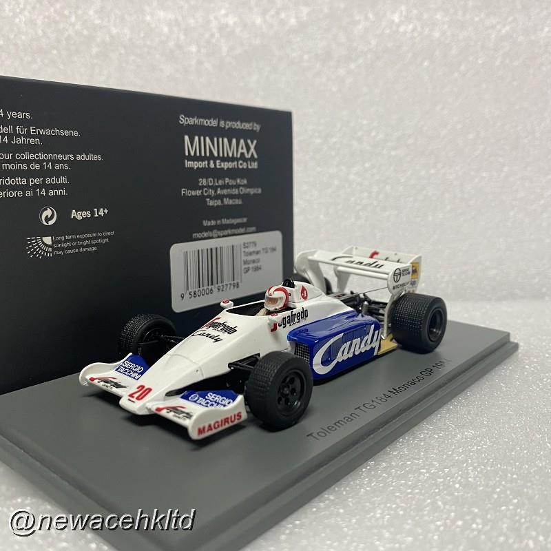 Toleman Tg184 Johnny Cecotto N.20 Monaco Gp 1984
