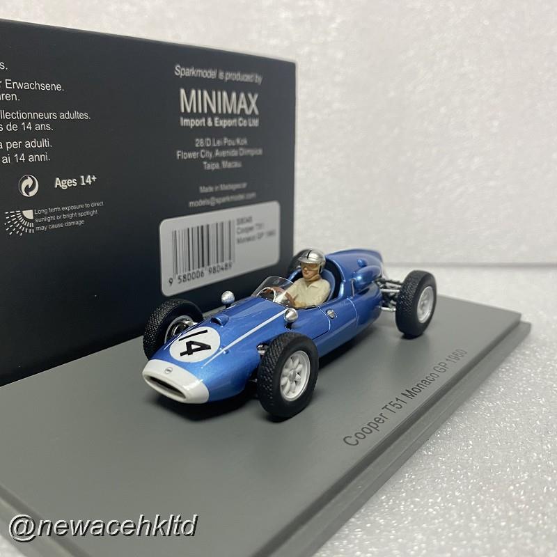 Cooper T51 No.14 Monaco Gp 1960 Roy Salvadori