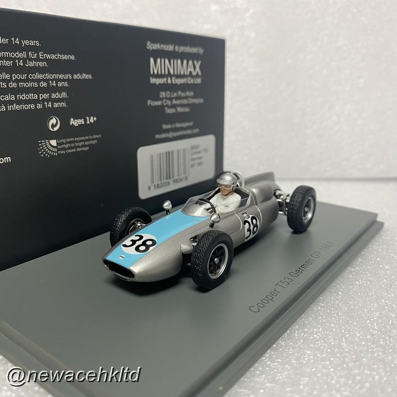 Cooper T53 No.38 German Gp 1961 Bernard Collomb