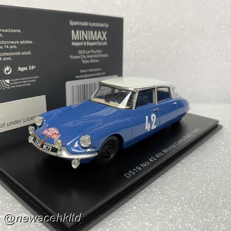 Citroen Ds19 N.42 4Th Monte Carlo Rally 1963 L.Bianchi-J.C.Ogier