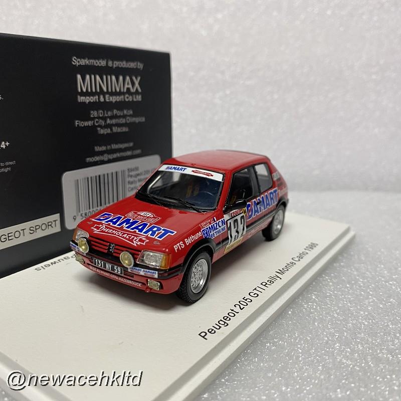 Peugeot 205 Gti No.132 Rally Monte Carlo 1986 Fran?Ois Delecour - Anne-Chantal Pauwels