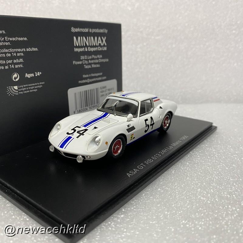Asa Gt Rb-613 No.54 24H Le Mans 1966 F. Pasquier - R. Mieusset