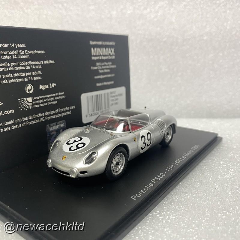 Porsche Rs60 No.39 11Th 24H Le Mans 1960 E. Barth - W. Seidel