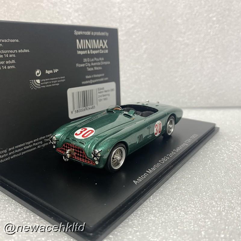 Aston Martin Db3 No.30 2Nd Sebring 12H 1953 R. Parnell - G. Abecassis
