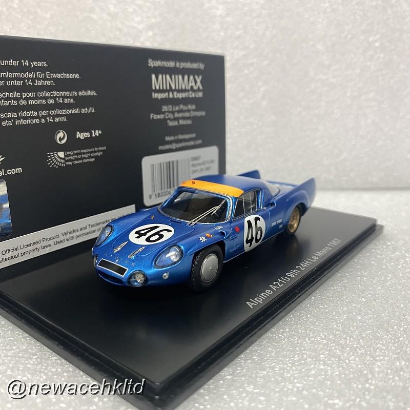 Alpine A210 No.46 9Th 24H Le Mans 1967 H. Grandsire - J. Rosinski