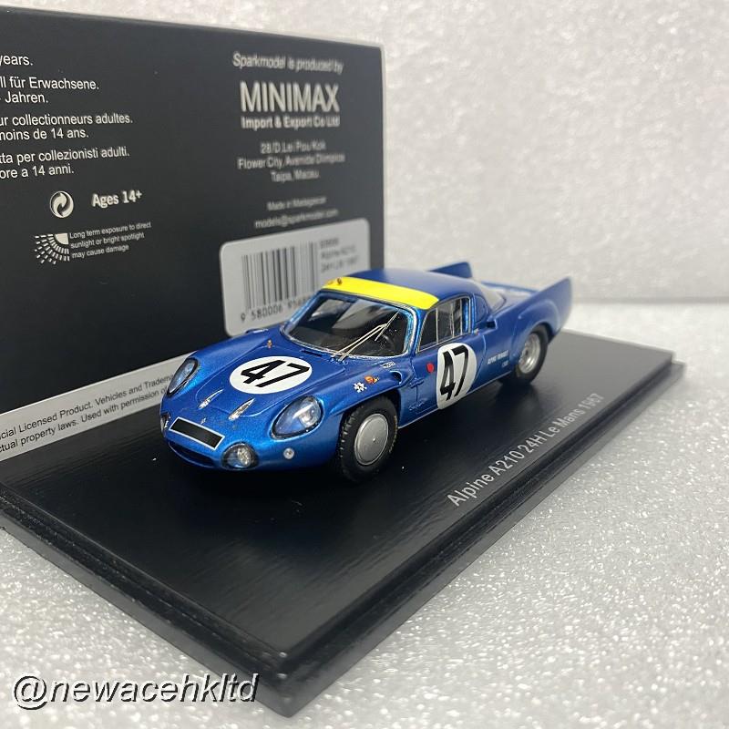 Alpine A210 No.47 24H Le Mans 1967 J-C. Andruet - R. Bouharde