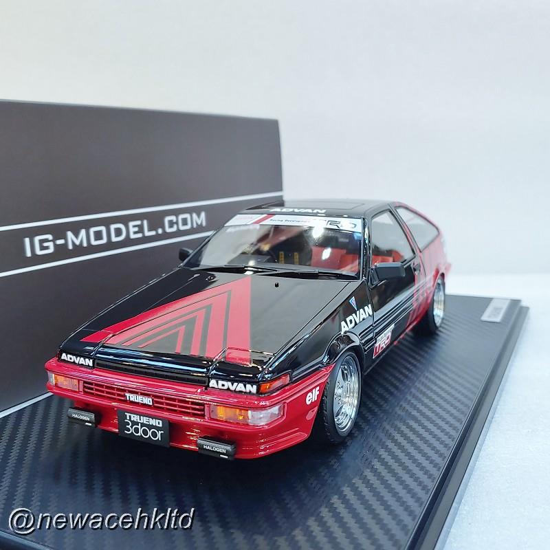Toyota Sprinter Trueno 3Dr Gt Apex (Ae86) Black/Red
