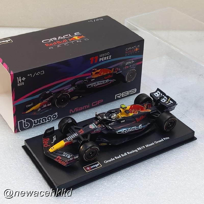 Red Bull Rb19 W/Helmet(2023) Miami Version No.11
