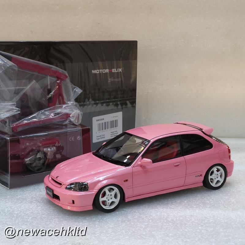 Honda Civic Type-R (Ek9) Pink With Desmond Evo Wheels