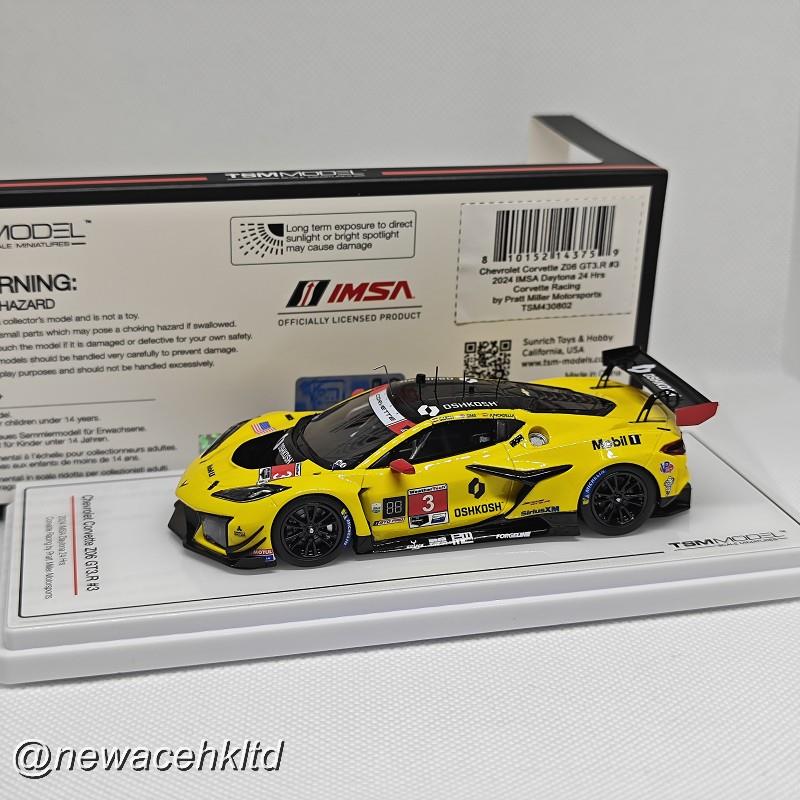Chevrolet Corvette Z06 Gt3.R No.3 Corvette Racing Pratt Miller Motorsports 2024 Daytona 24