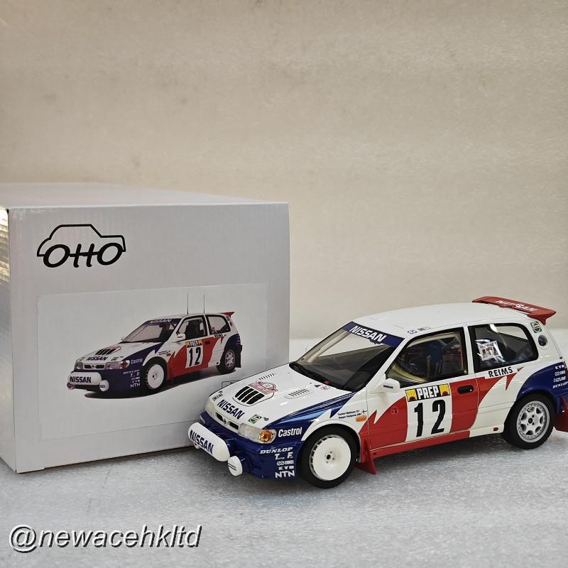 Nissan Sunny Gti-R White Tommi Makinen Rallye Monte Carlo 1992