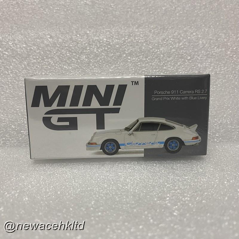Porsche 911 Carrera Rs 2.7 Grand Prix White With Blue Livery