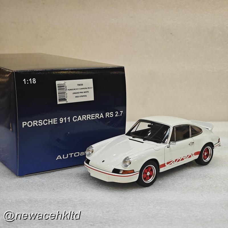 Porsche 911 Carrera 2.7 Rs (Grand Prix White/Red Stripes)