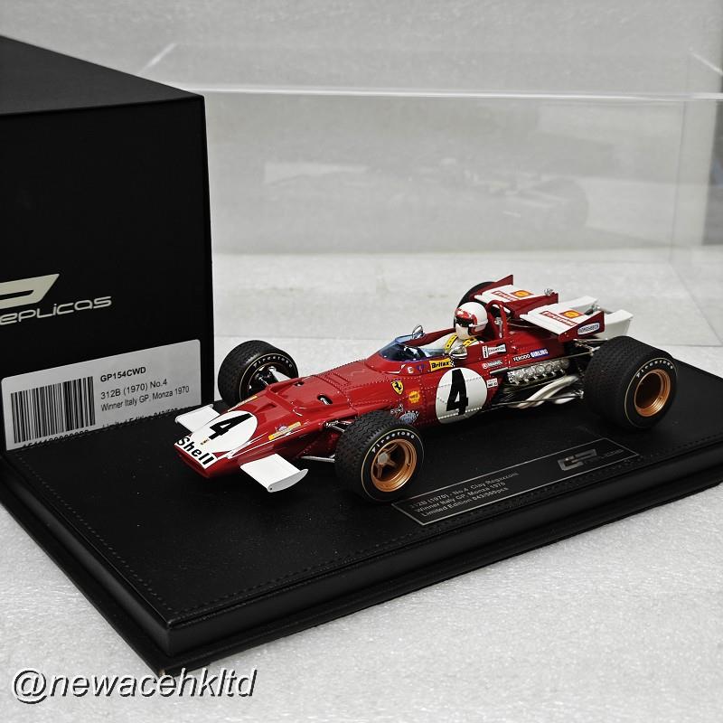 Ferrari 312B No.4 Winner Italy Gp 1970 Clay Regazzoni With Driver Figure