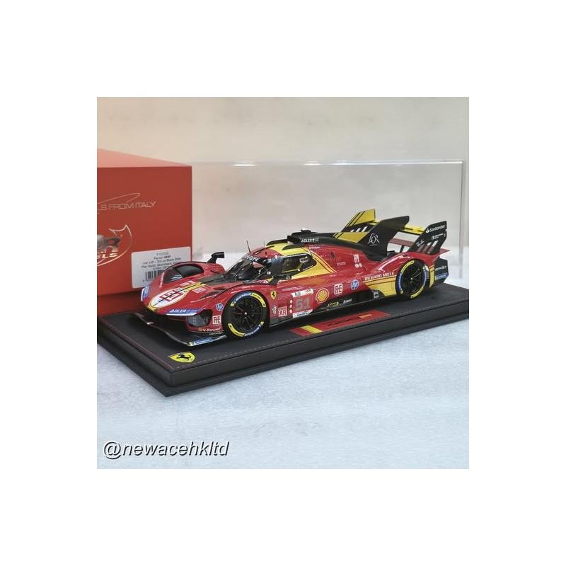 Ferrari 499P Car N. 51 3Rd Le Mans 2024 Pier Guidi Giovinazzi Calado