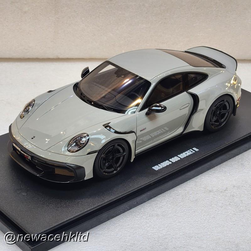 Brabus 900 Rocket-R Nardo Grey 2023 # GT SPIRIT 1/18 detail