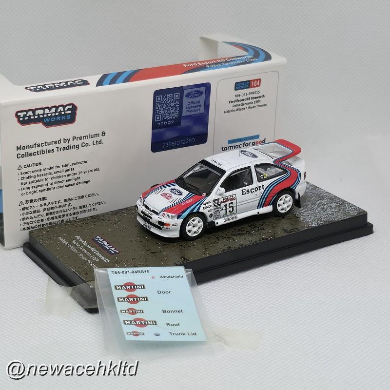 Ford Escort Rs Cosworth Wrc Rallye Sanremo 1994 Malcolm Wilson /  Bryan Thomas