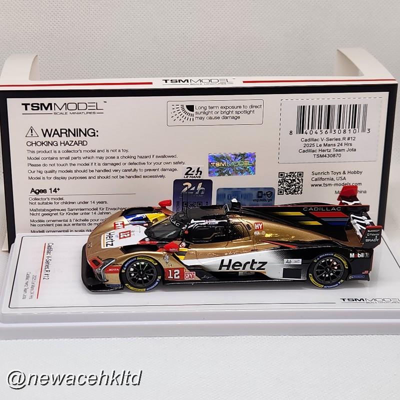 Cadillac V-Series.R No.12 CADILLAC HERTZ TEAM JOTA2025 LE MANS 24 Hrs